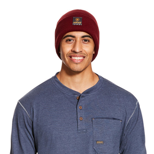 Rebar watch cap, malbec (wine color)