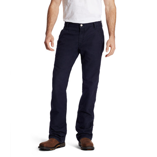 Men's FR M4 Relaxed Workhorse Boot Cut Pant, Navy