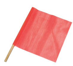 Cortina Safety Products 18" X 18" Orange Mesh Warning Flag