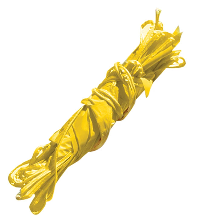 100 Ft Yellow Perimeter Warning Line Pennants, 30/cs