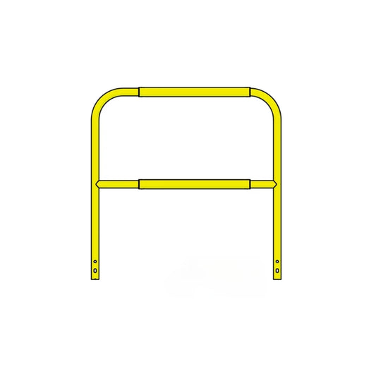 3.5Ft. - 5Ft. Adjustable Guardrail Kit--Ts22 Safety Yellow Call For Custom Colors