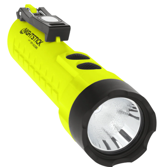 Dual-Light Flashlight w/Dual Magnets