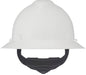 V-gard slotted full-brim hard hat, white, Fas-Trac III, 20EA/1CS