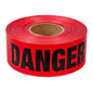 DANGER Barricade Tape 500' x 3" x 5 Mil Reinforced
