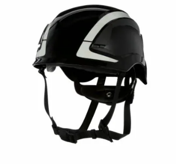 3M SecureFit X5000 Series Safety Helmet Black, with Scotchlite Reflective Material