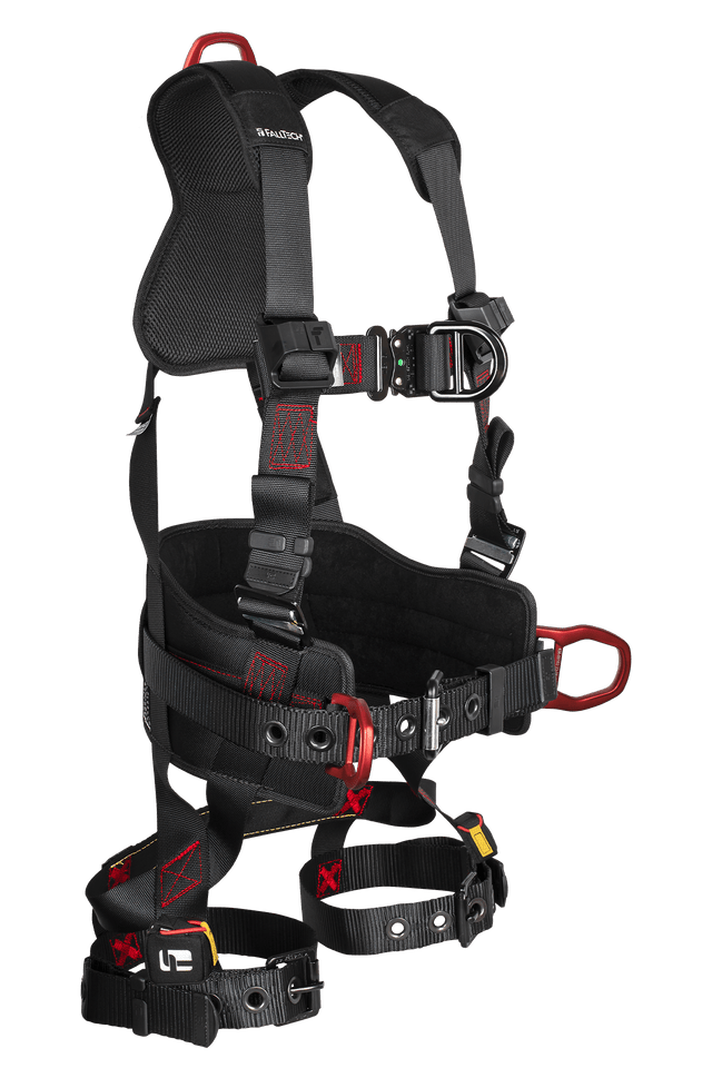 FT-Iron 4D Construction climbing full body harness, TB legs, shoulder pad, waist belt