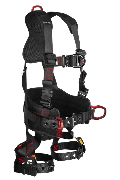 FT-Iron 4D Construction climbing full body harness, TB legs, shoulder pad, waist belt