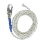 50' VLL Snap Hook + Taped-end 5/8" White 

