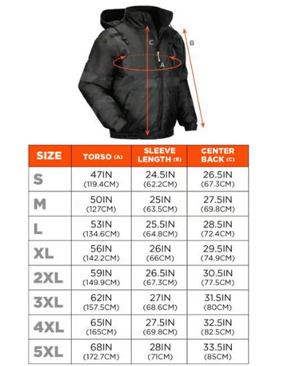 Enhanced Visibility Reflective Winter Bomber Jacket - Non-Certified