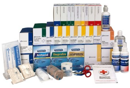 4 Shelf First Aid Refill With Medications