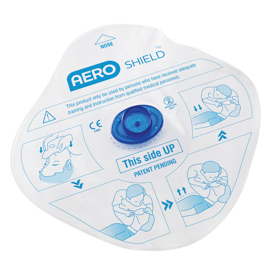 AEROSHIELD CPR Face Shield Disposable 1/bag - 10bg/pack
