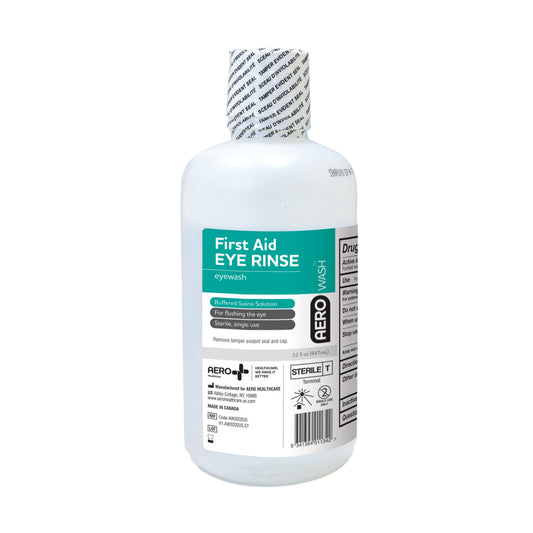 AEROWASH Eyewash 32oz Refill Bottle, 12/CS