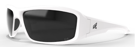 Brazeau - White Frame with Smoke Lenses