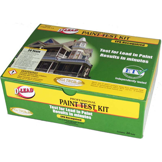 ESCA Tech, Inc D-Lead Lead Paint Test Kit, Drywall/Plastic, 24 Pc