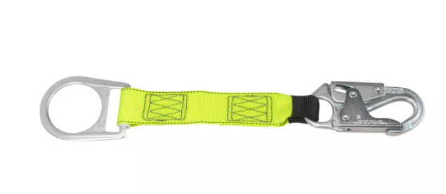 18″ D-ring Extender: Snap Hook, D-ring