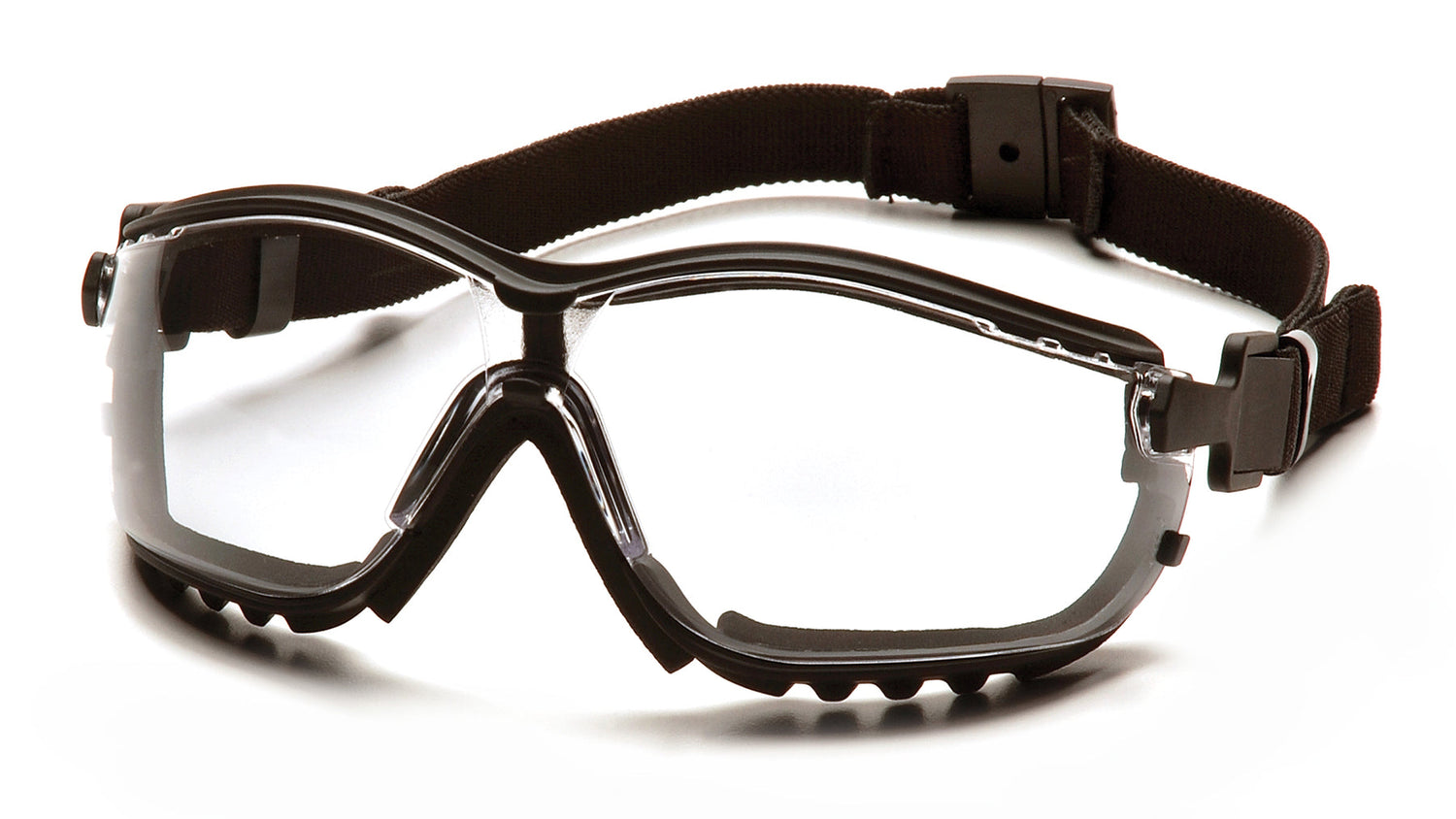 Clear H2X Anti-Fog Lens with Black Strap/Temples