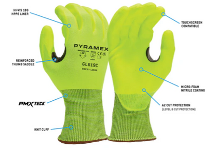 GL619C - Micro-Foam Nitrile A2 Cut Touch