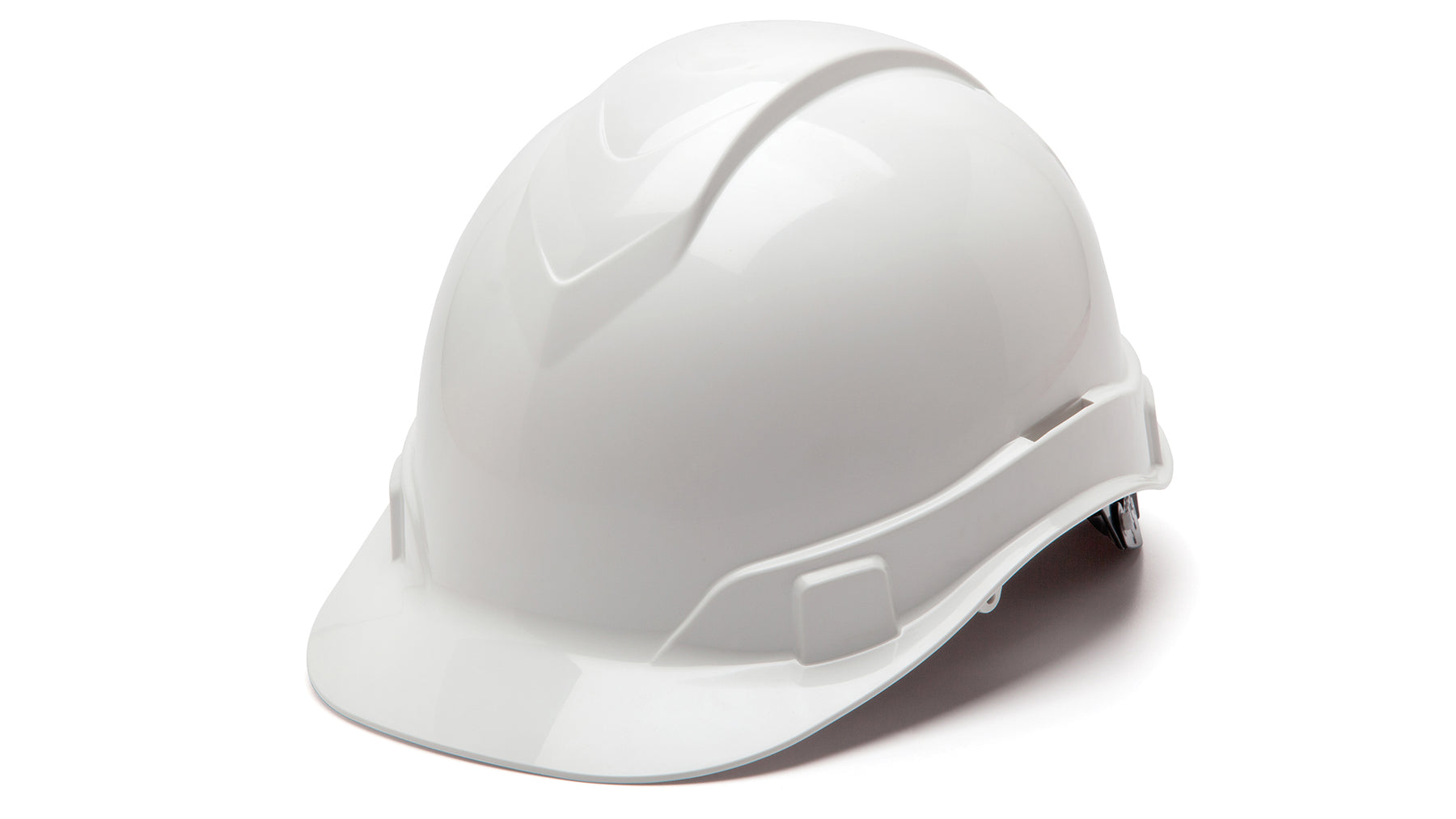 Ridgeline Cap Style - White 4pt ratchet, non-vented 

