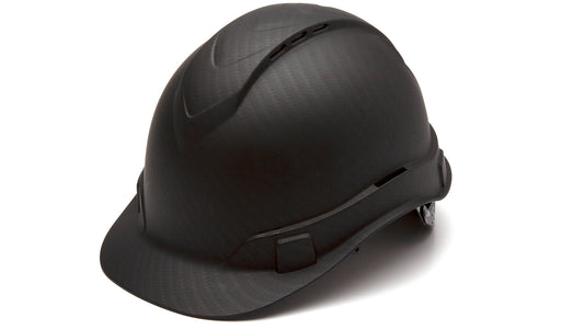 Ridgeline Hydro Dipped Cap Style Hard Hat, Vented, Black, 16/cs