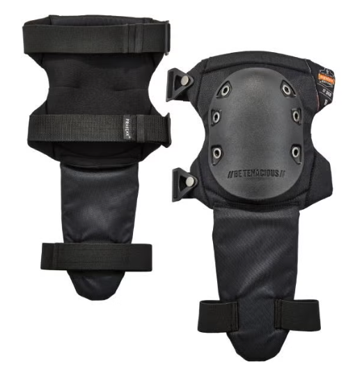 Non-Slip Knee Pads + Shin Guard - Rubber Cap