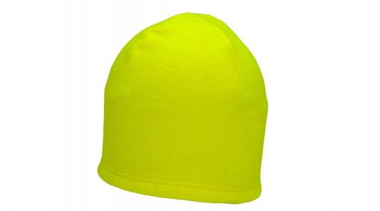 100% fleece cap, lime, non-rated