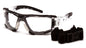 Fyxate Clear H2MAX Anti-Fog with Foam Padding -12/bx 

