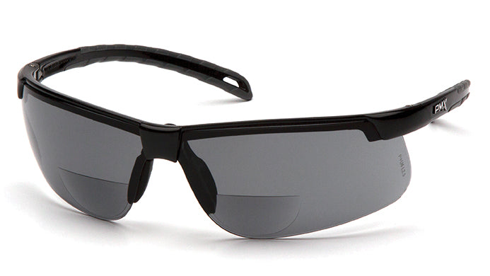 Ever-Lite Gray +2.5 reader lens with black frame