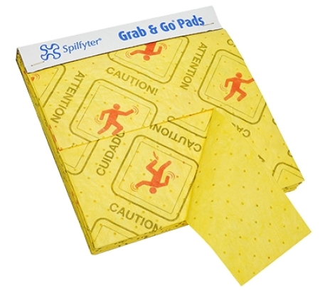Grab N' Go Pads, 14" X 16" Light Duty Spilfyter