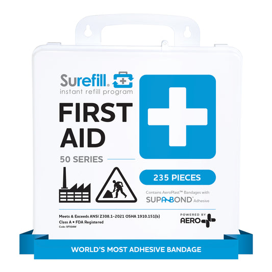 Surefill 50 ANSI A+ First Aid Kit - Weatherproof Plastic Case - RSS logo