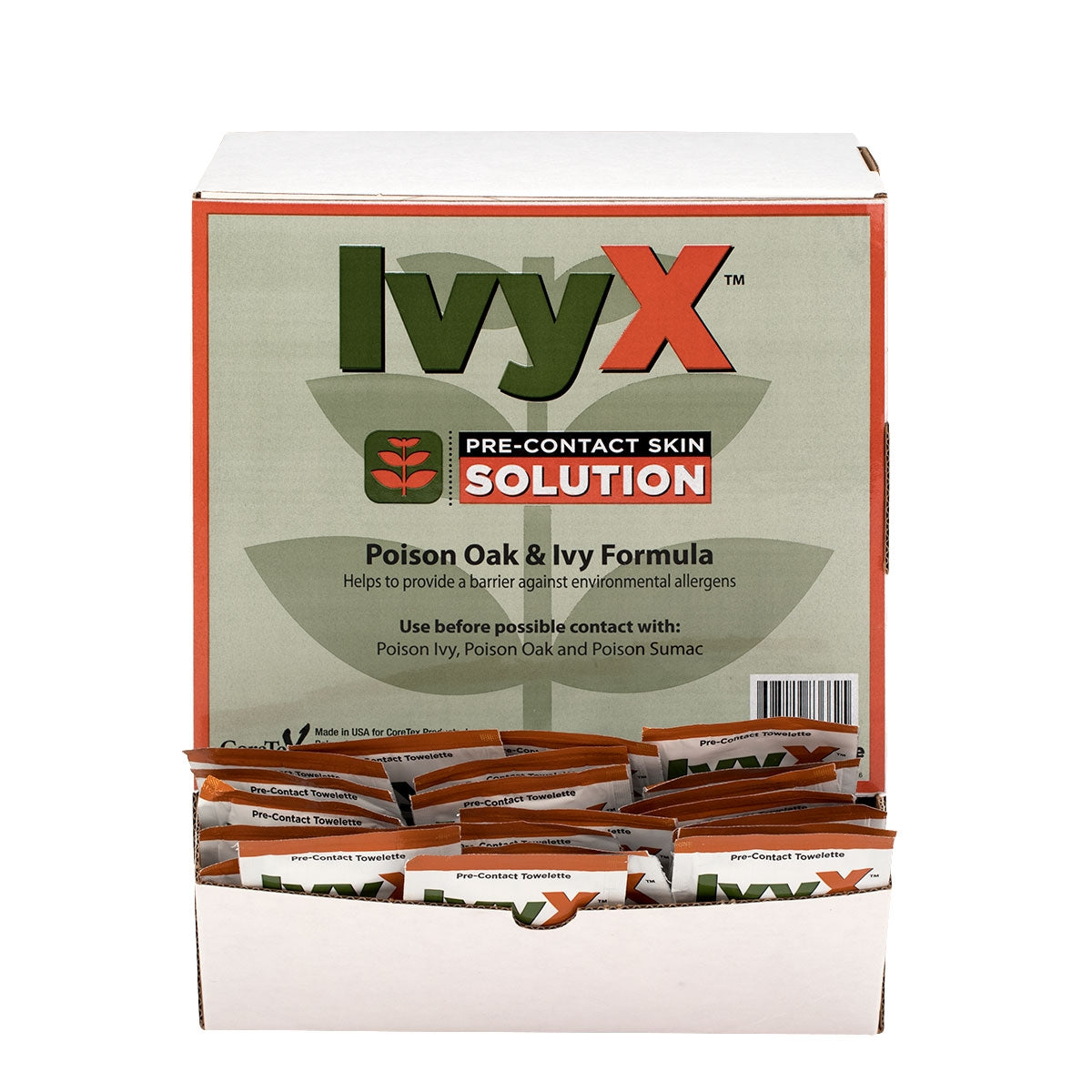 First Aid Only IvyX Pre-Contact Lotion Packets, 50 Per Box. Poison Oak & Ivy Formula
