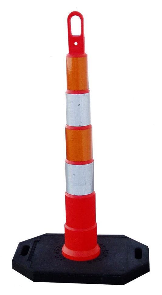 Looper Cone, 42" (2) 3" High Performance Collars, 16 lb Rubber Base 

