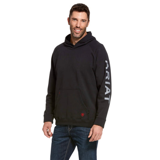 FR Primo Fleece Logo Hoodie - Black