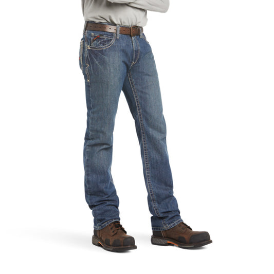 Men's FR M4 Relaxed Basic Boot Cut Jean, Clay