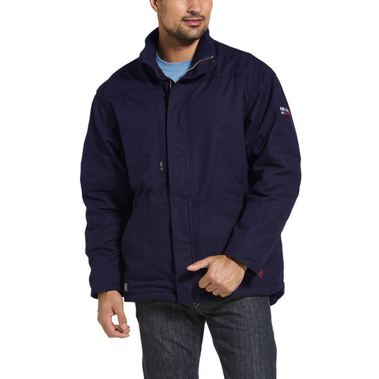 FR 11.6oz CAT4, Workhorse Insulated Jacket, Navy, no hood