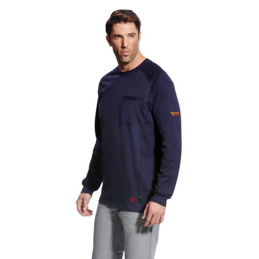 FR Air Crew, long sleeve, T-shirt, navy