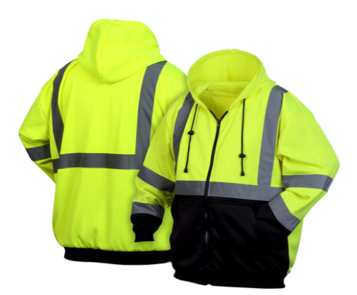RSZH3210 Pyramex Lime Hoodie